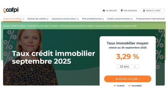 Taux crédit immobilier