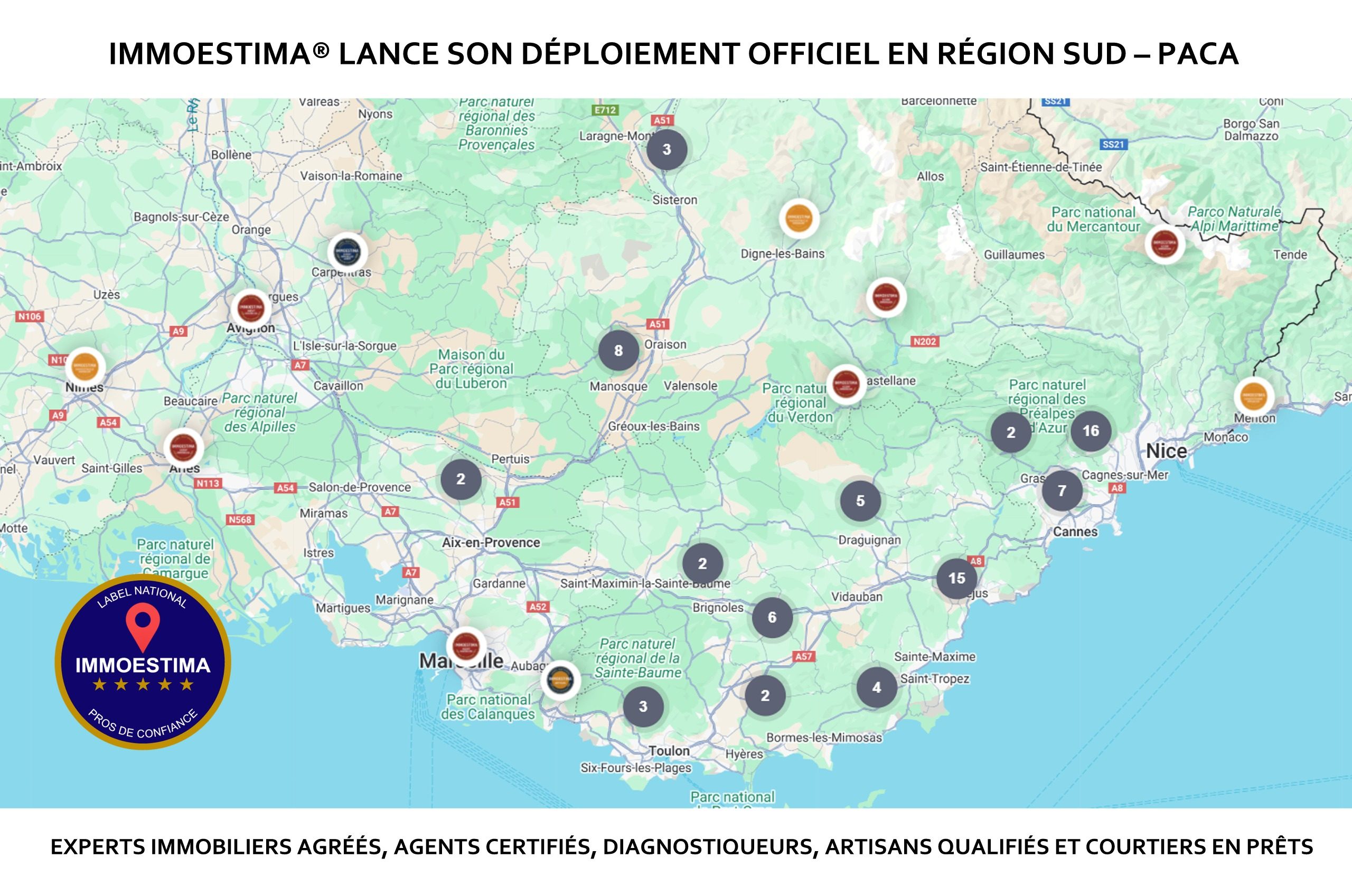 IMMOESTIMA® LANCE SON DÉPLOIEMENT OFFICIEL EN RÉGION SUD – PACA